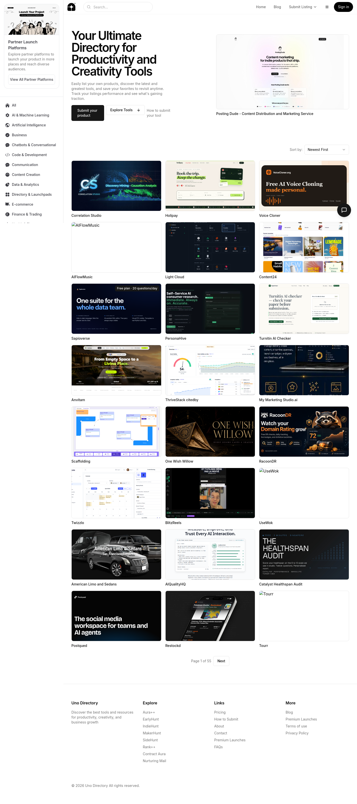 uno.directory — 