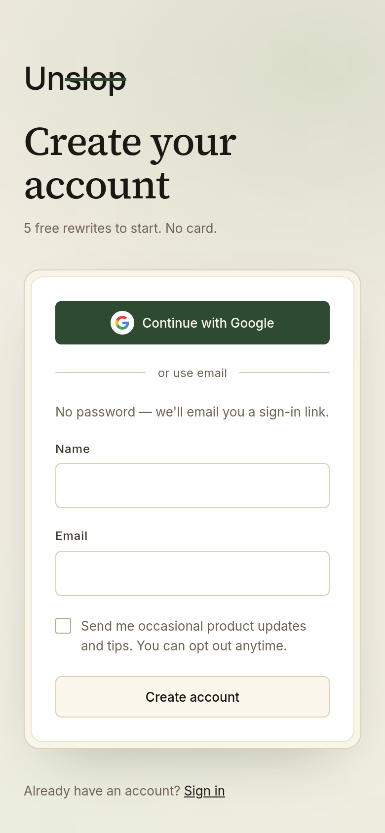 App