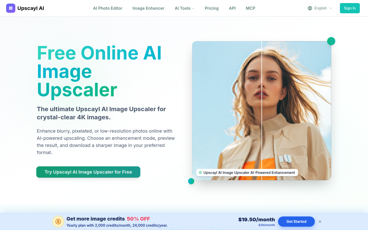 Captured Homepage / Lander