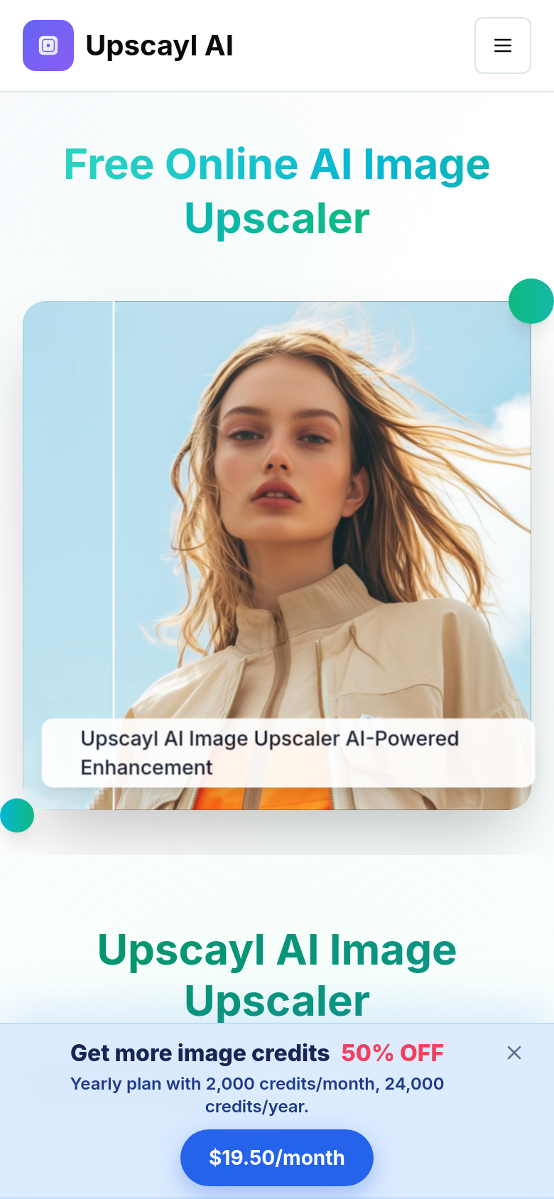 Homepage / Lander