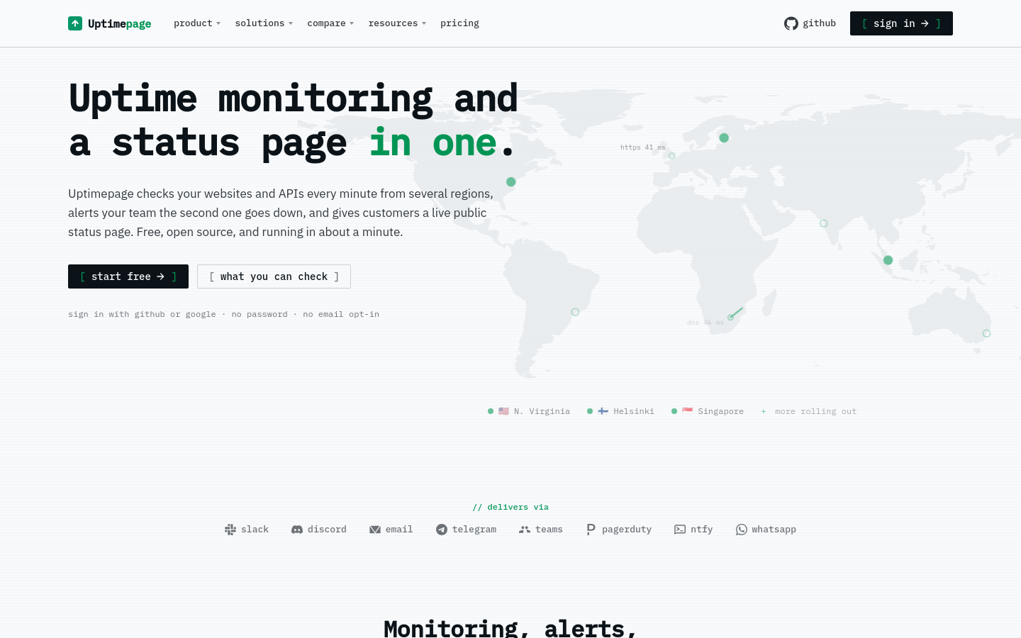 Captured Homepage / Lander