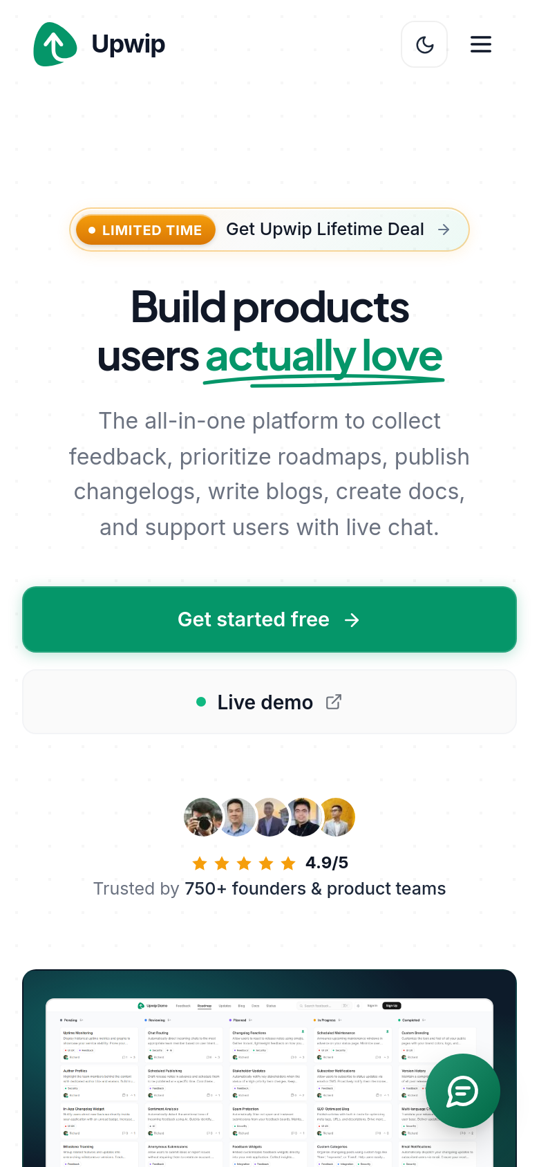Homepage / Lander