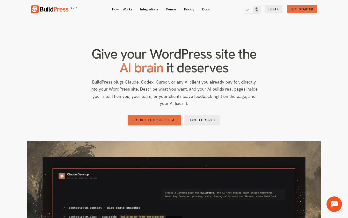 Captured Homepage / Lander