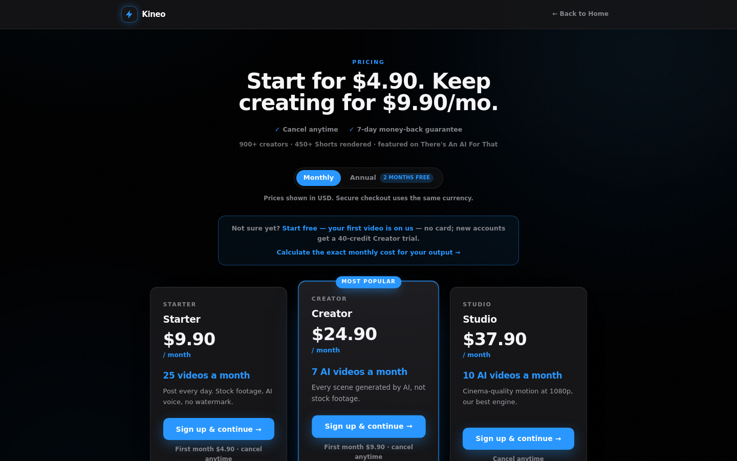 Pricing