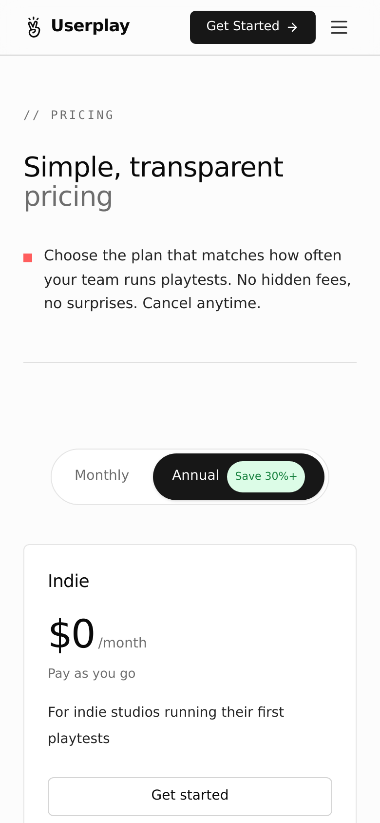 Pricing