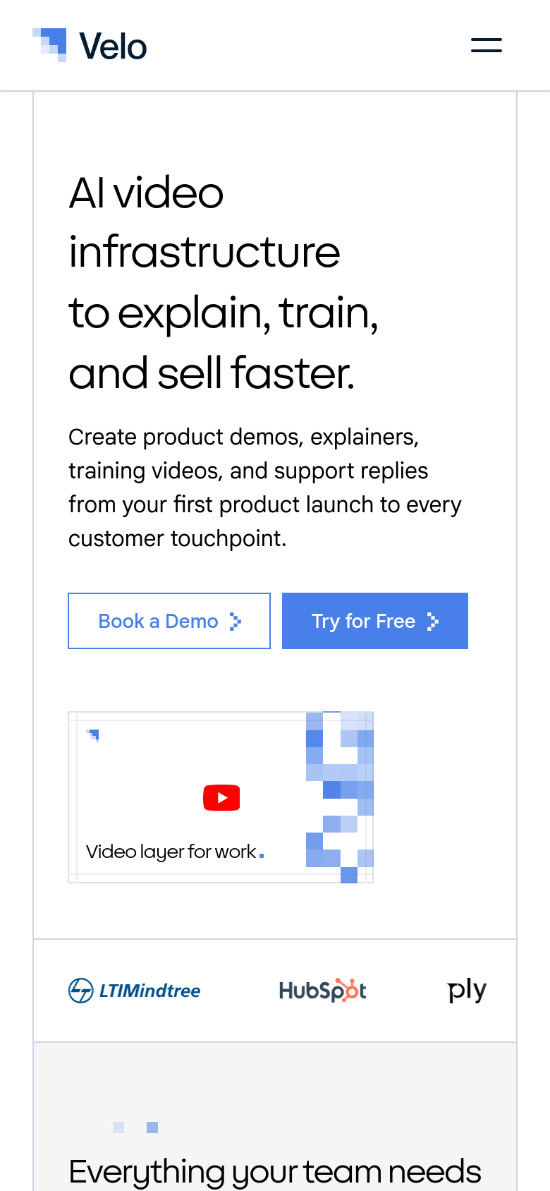Homepage / Lander