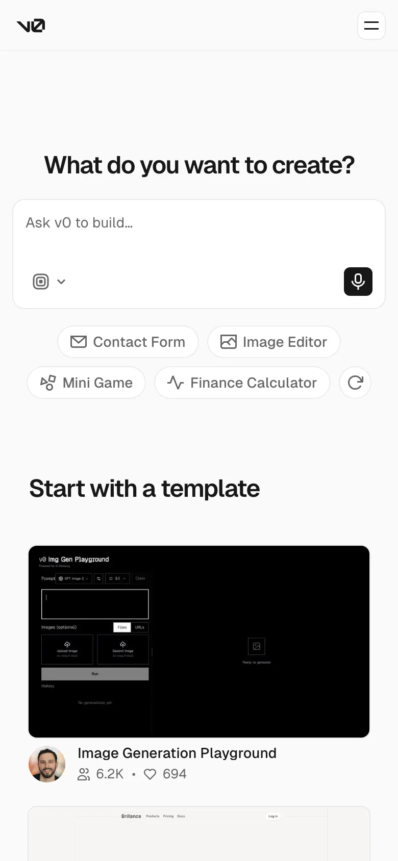 Homepage / Lander