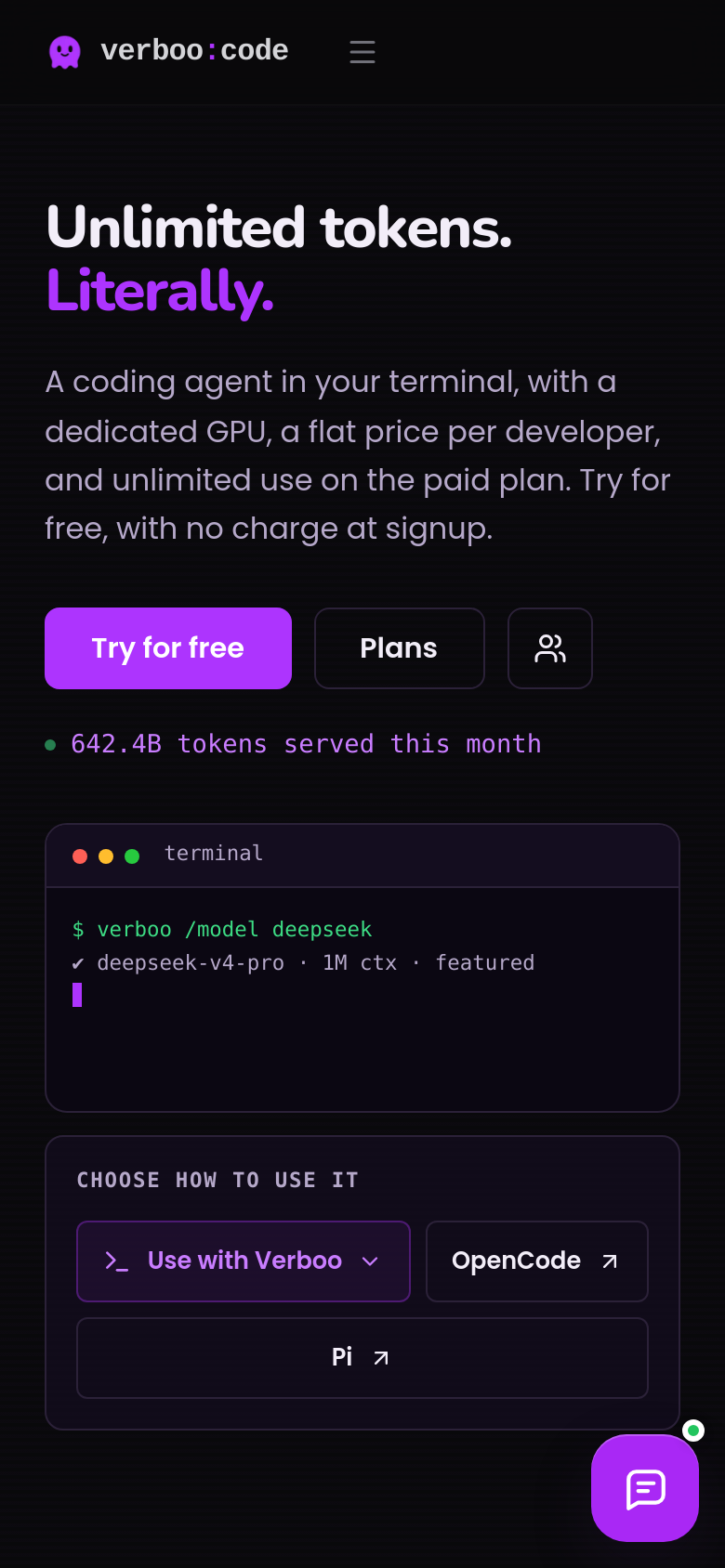 Homepage / Lander