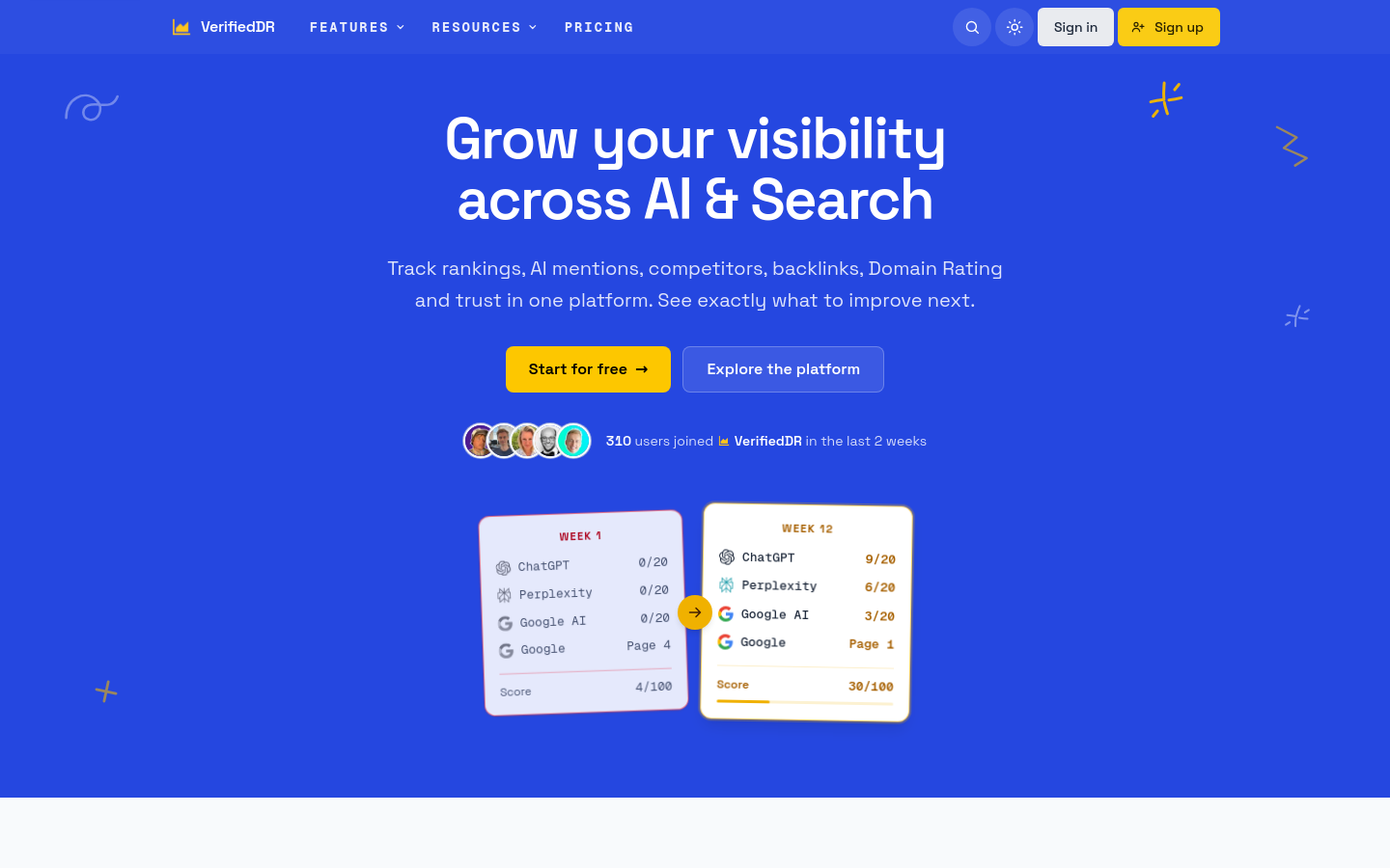 Captured Homepage / Lander
