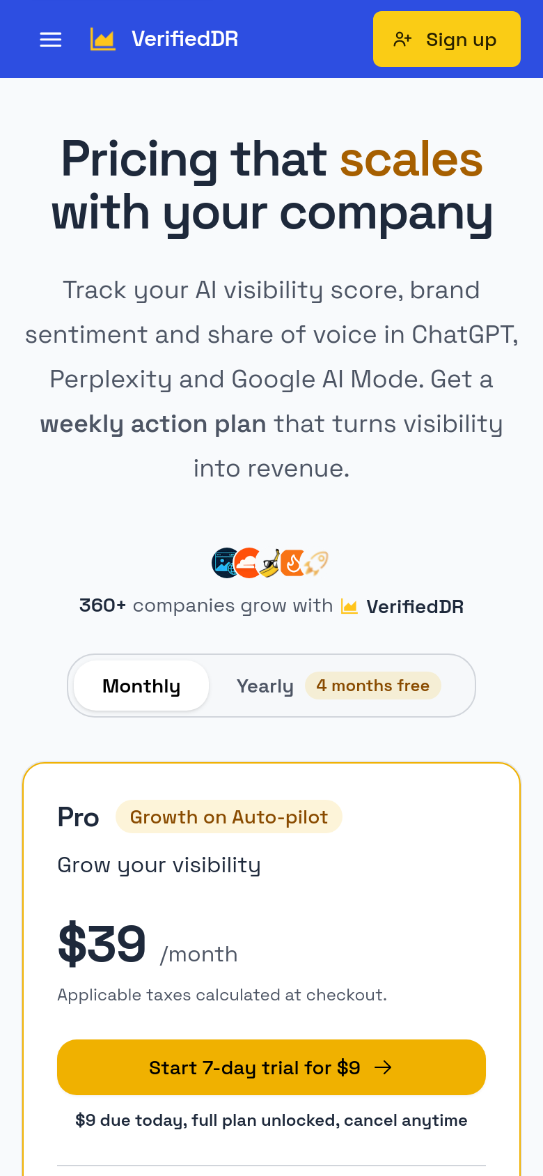 Pricing