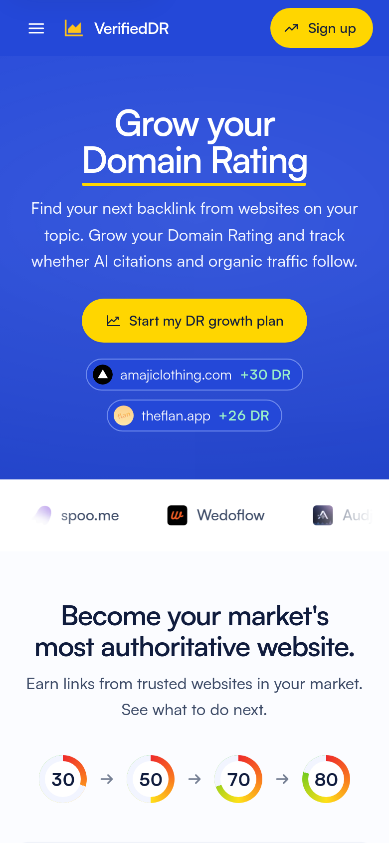 Homepage / Lander