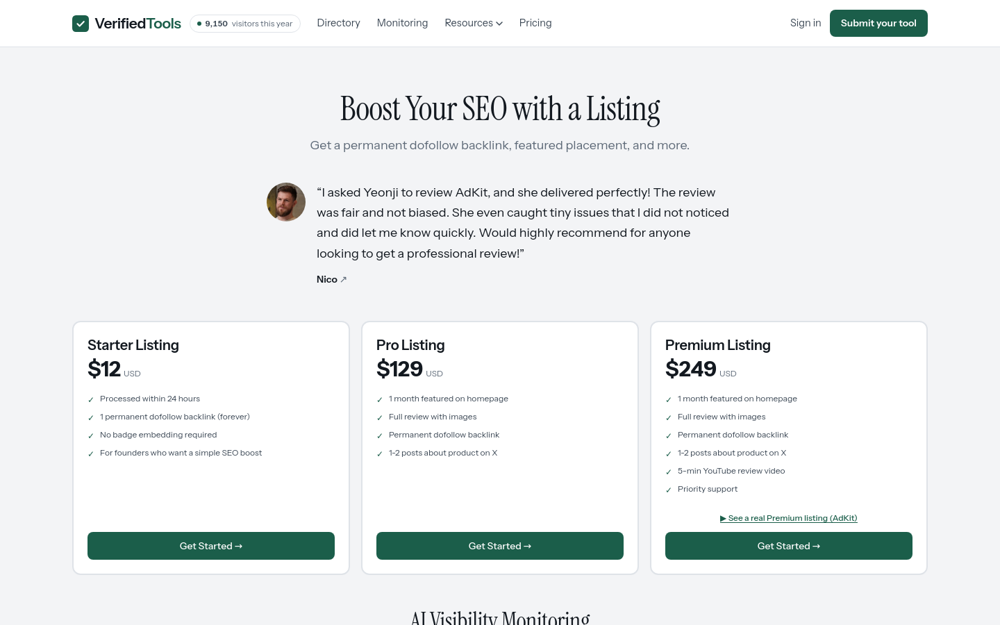 Pricing