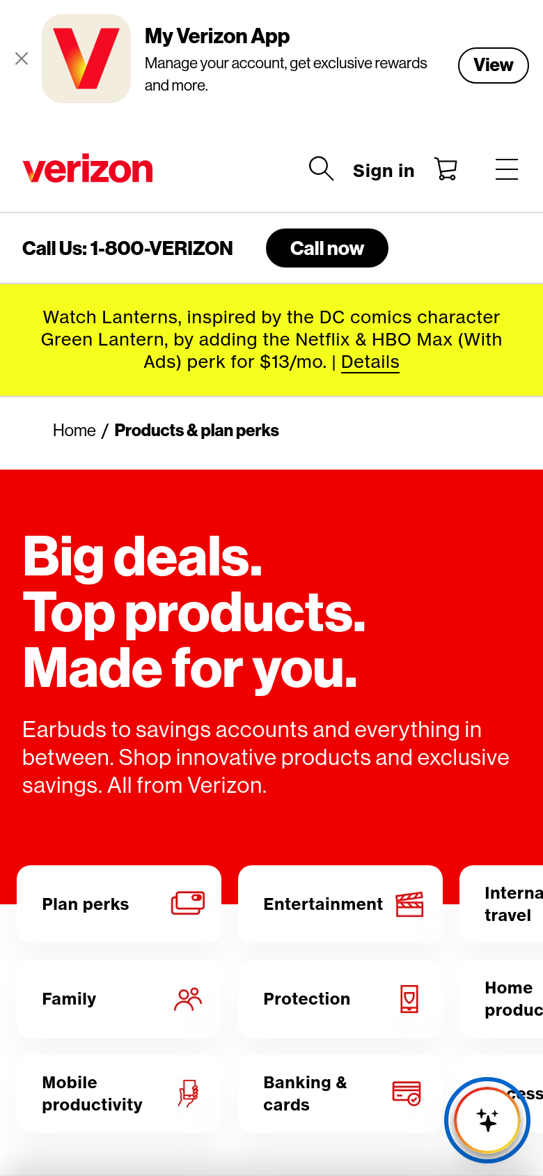 Products Perks