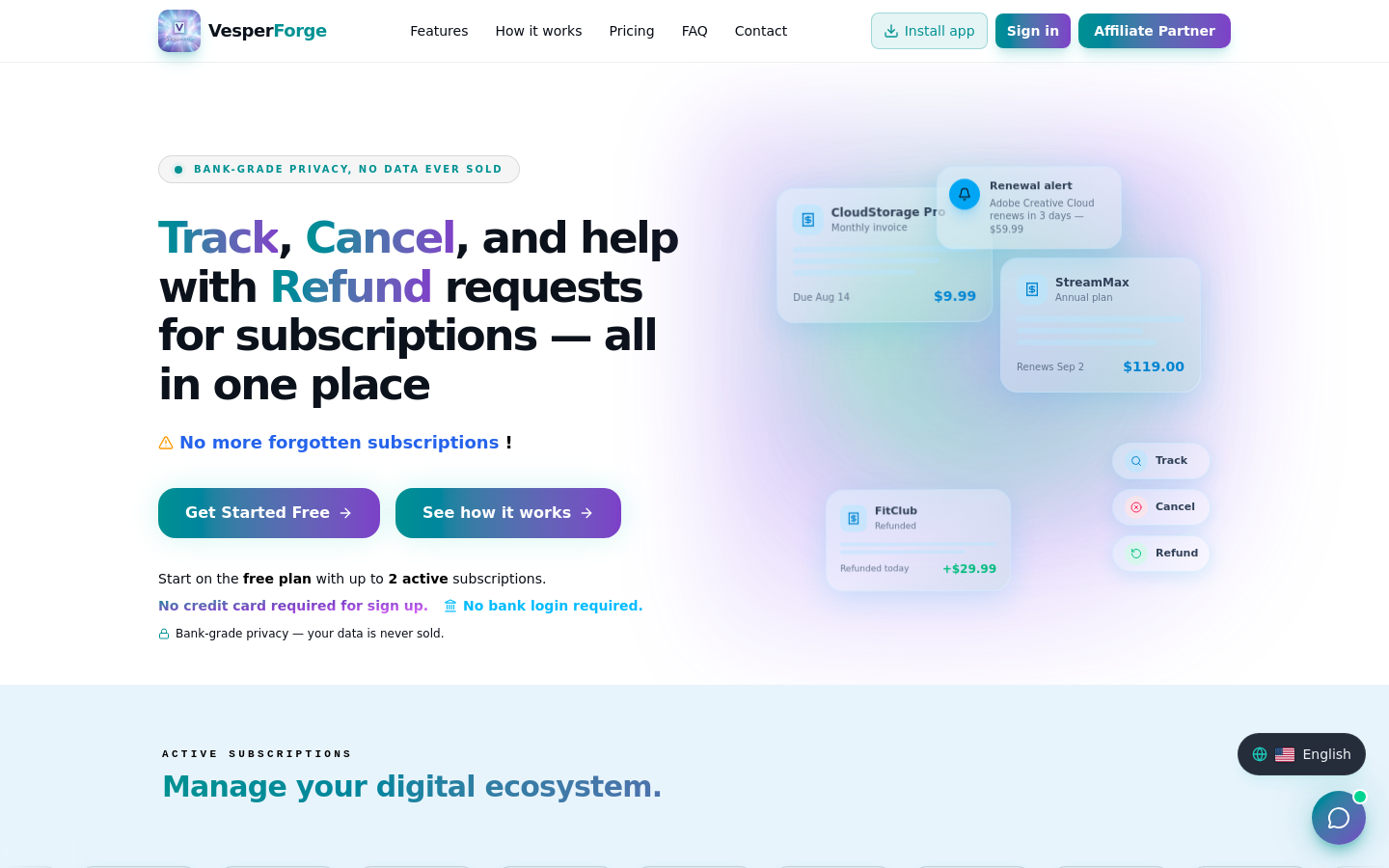 Captured Homepage / Lander