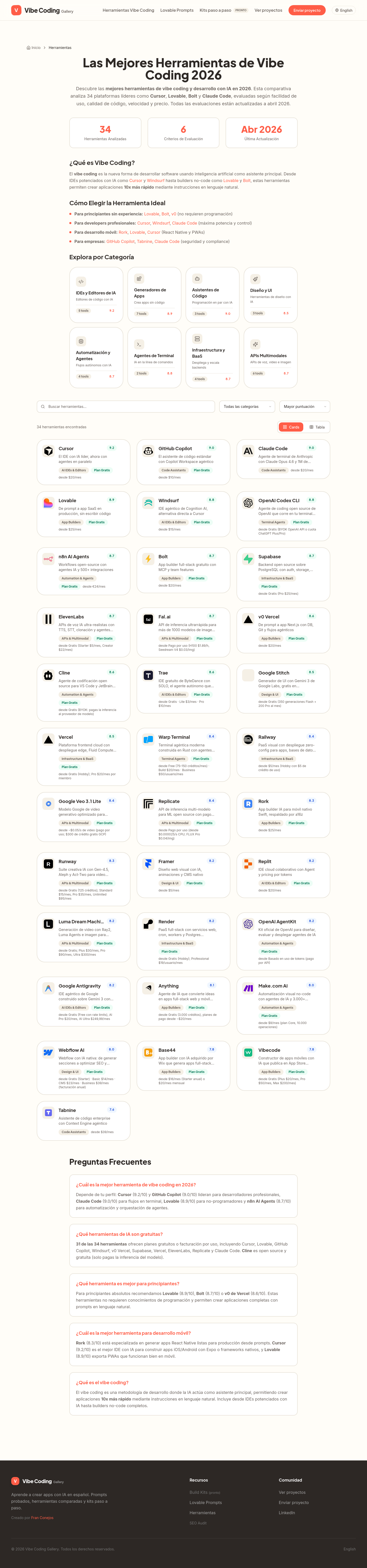vibecoding.gallery — 