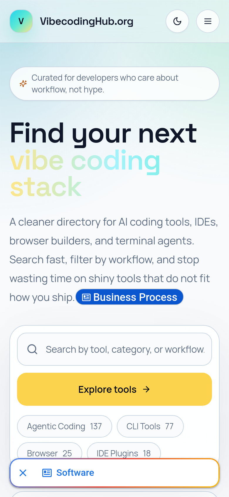 Homepage / Lander