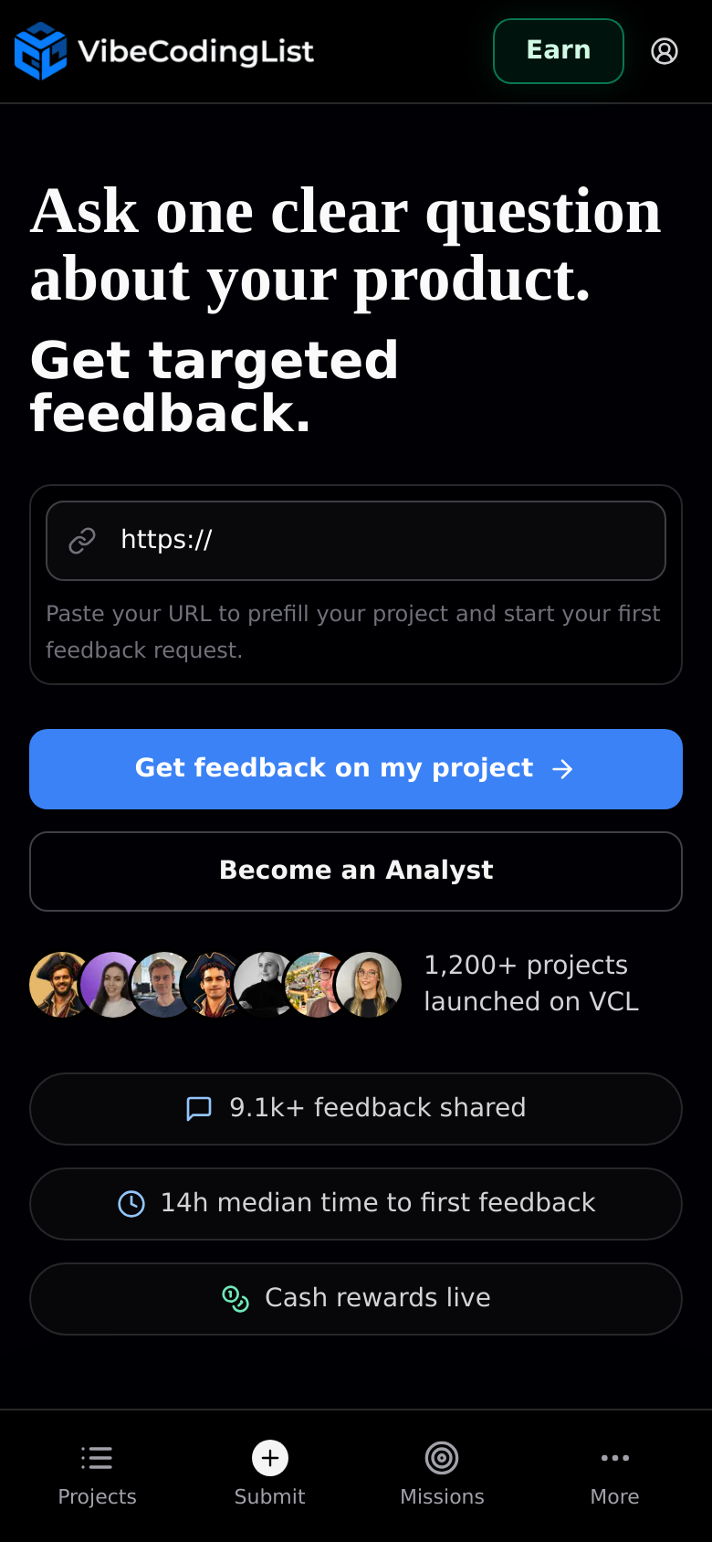 Homepage / Lander