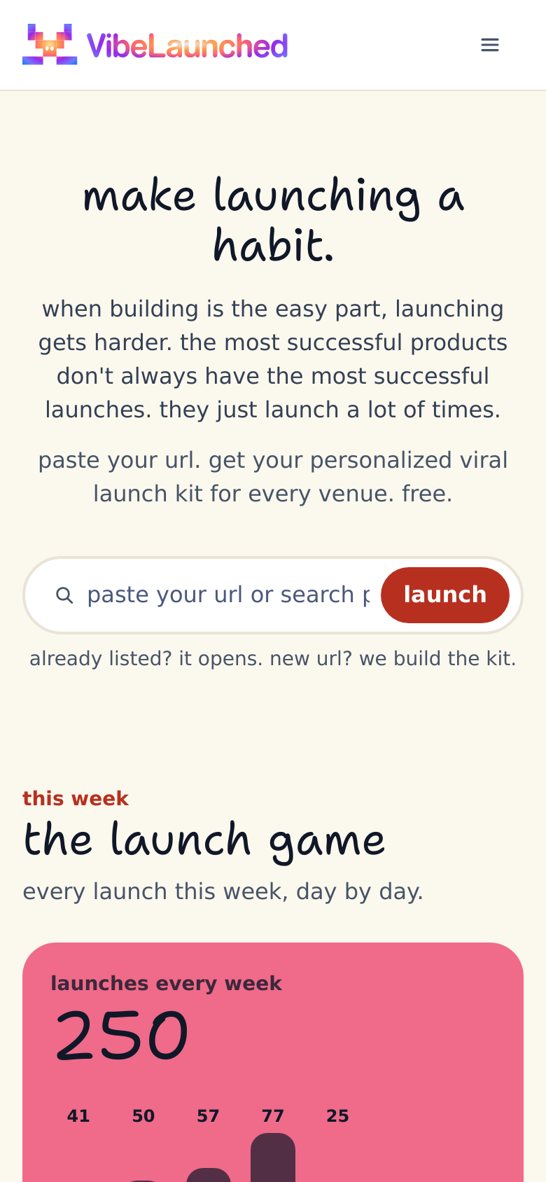Homepage / Lander