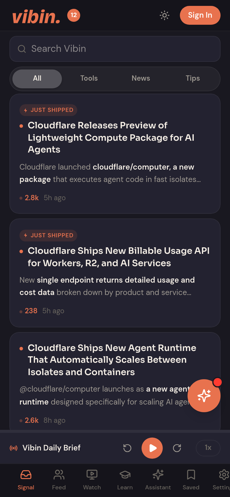 Homepage / Lander