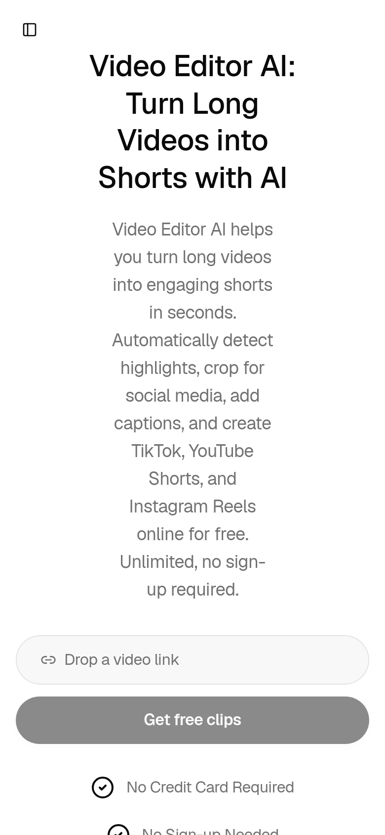 Homepage / Lander