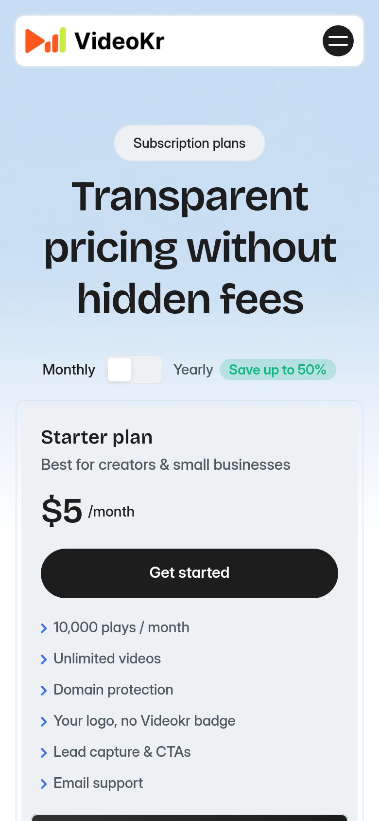 Pricing