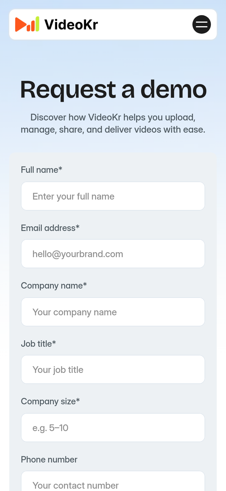 Request Demo