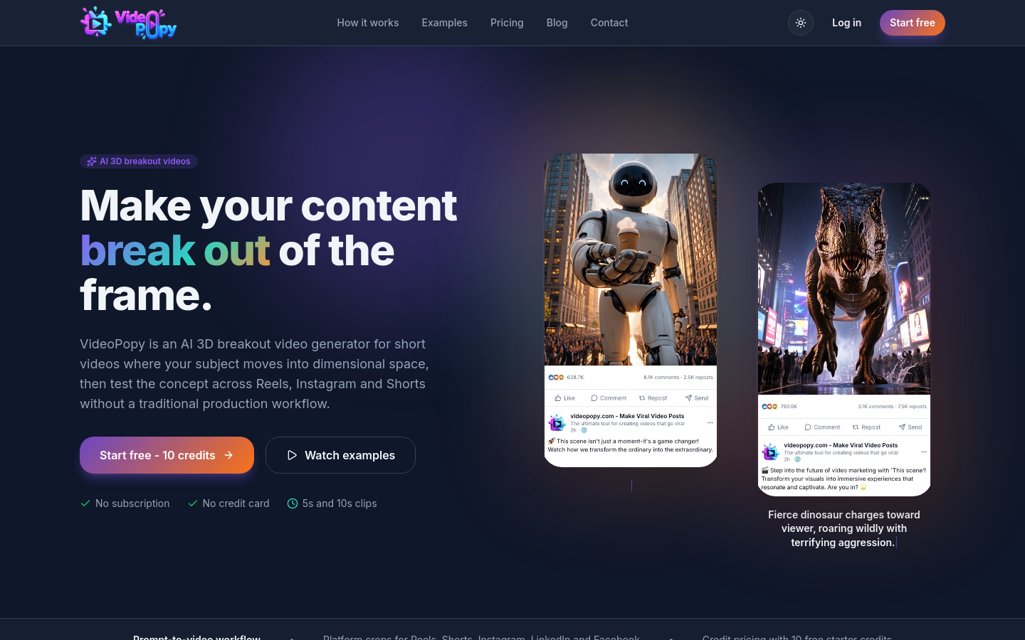 Captured Homepage / Lander