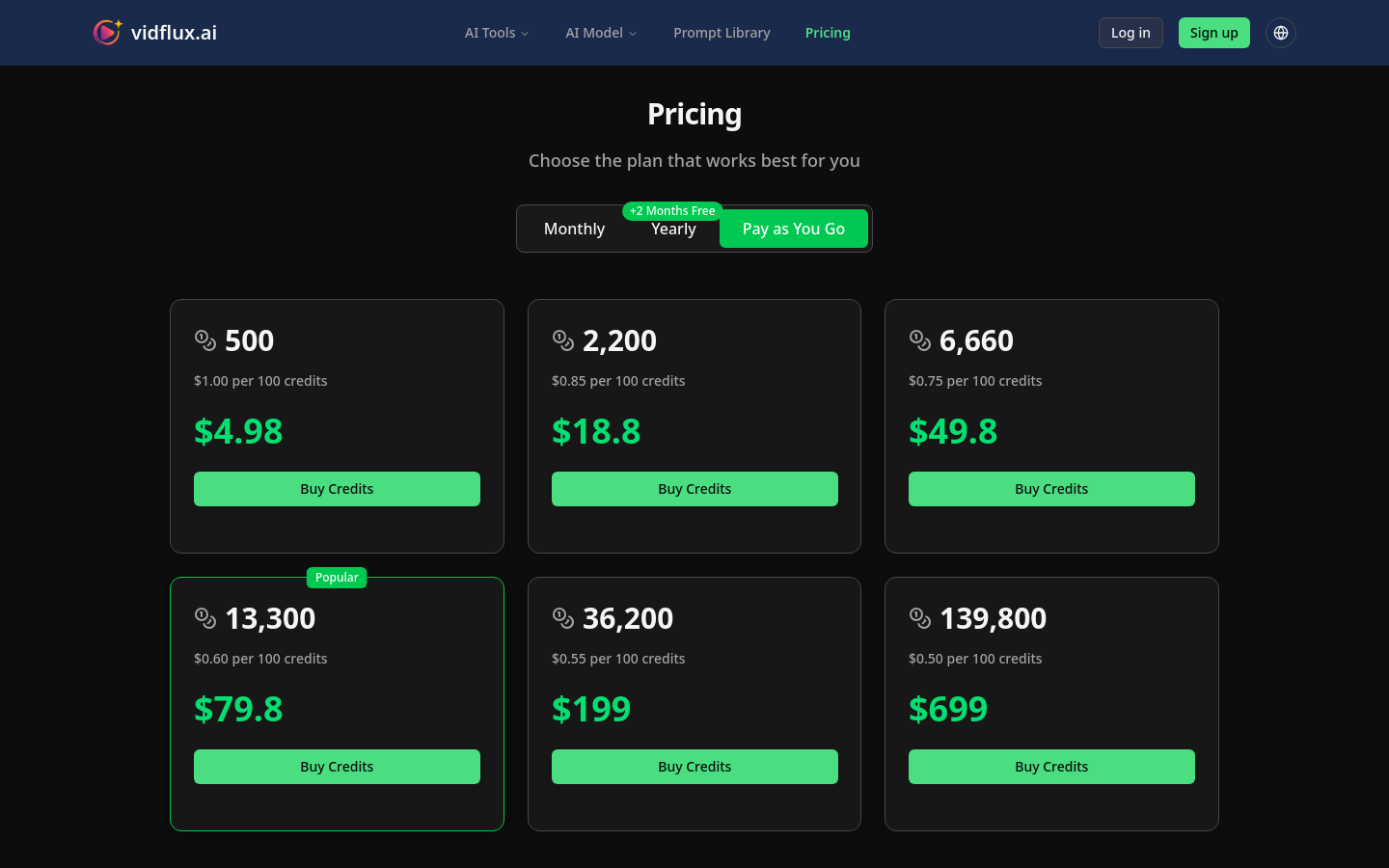 Pricing
