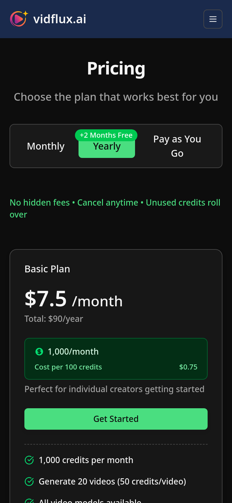Pricing