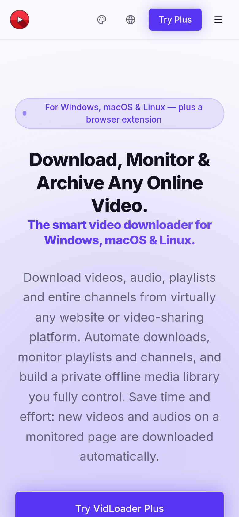 Homepage / Lander