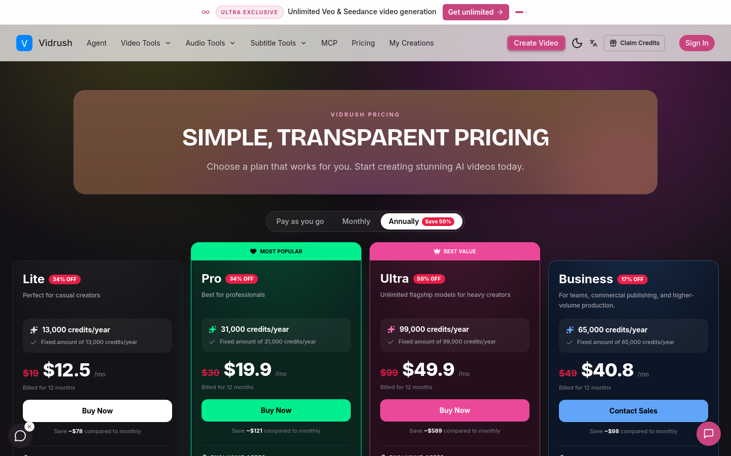 Pricing