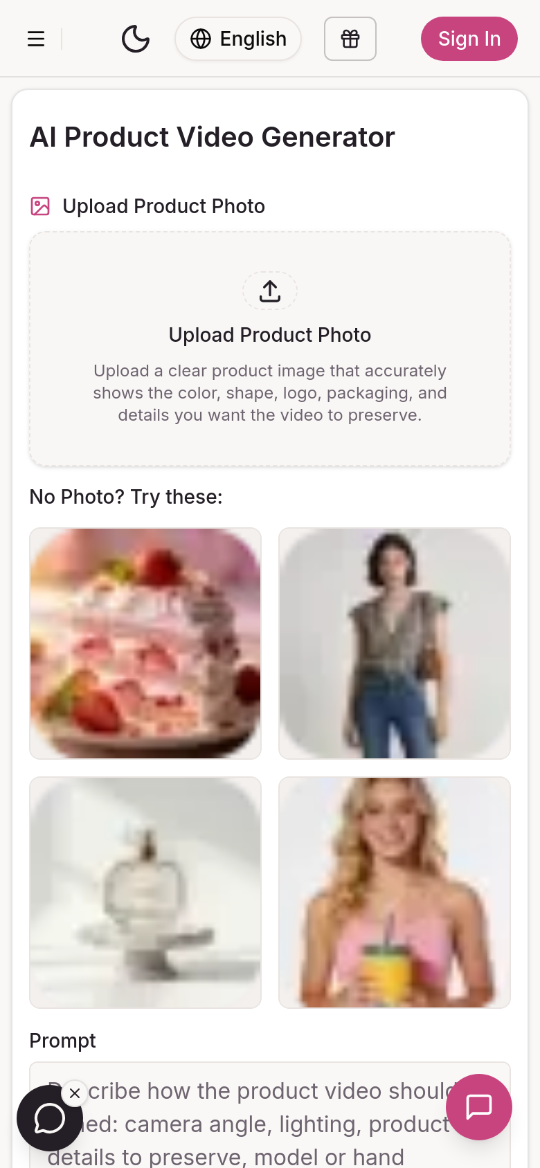 Product Video Generator