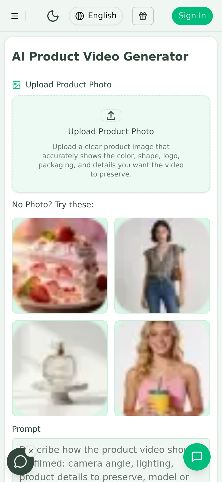 Product Video Generator