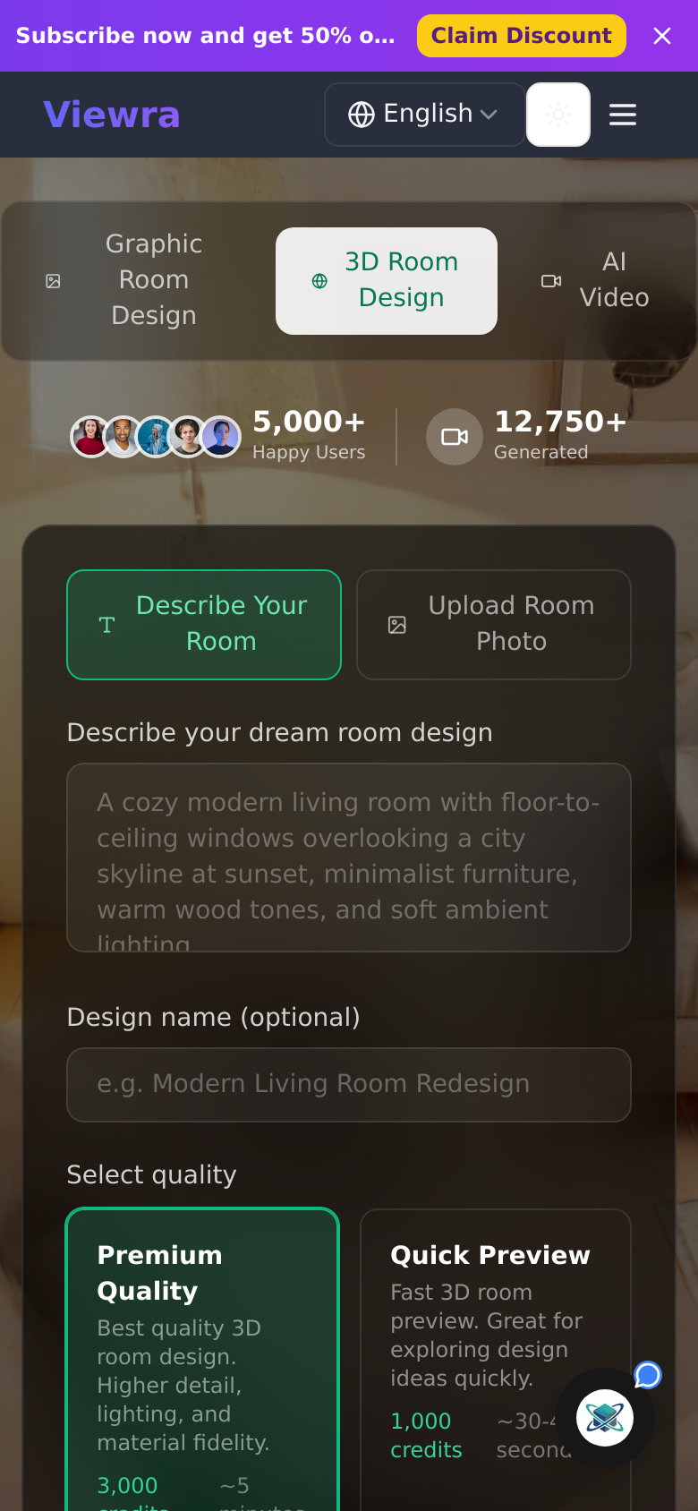 Homepage / Lander