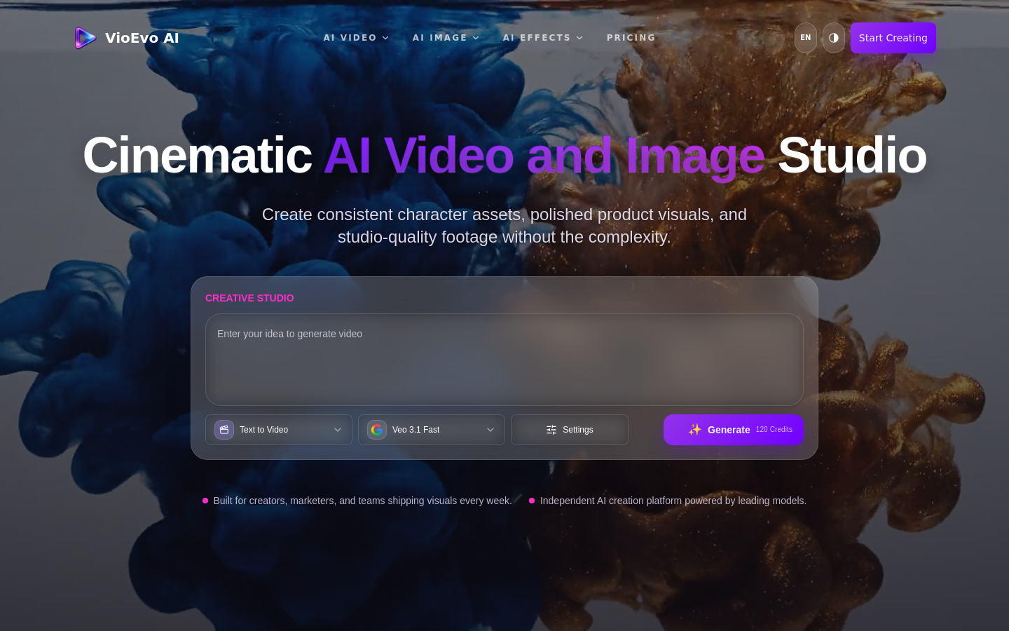 Captured Homepage / Lander