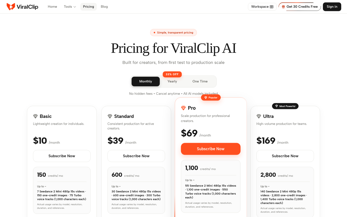 Pricing