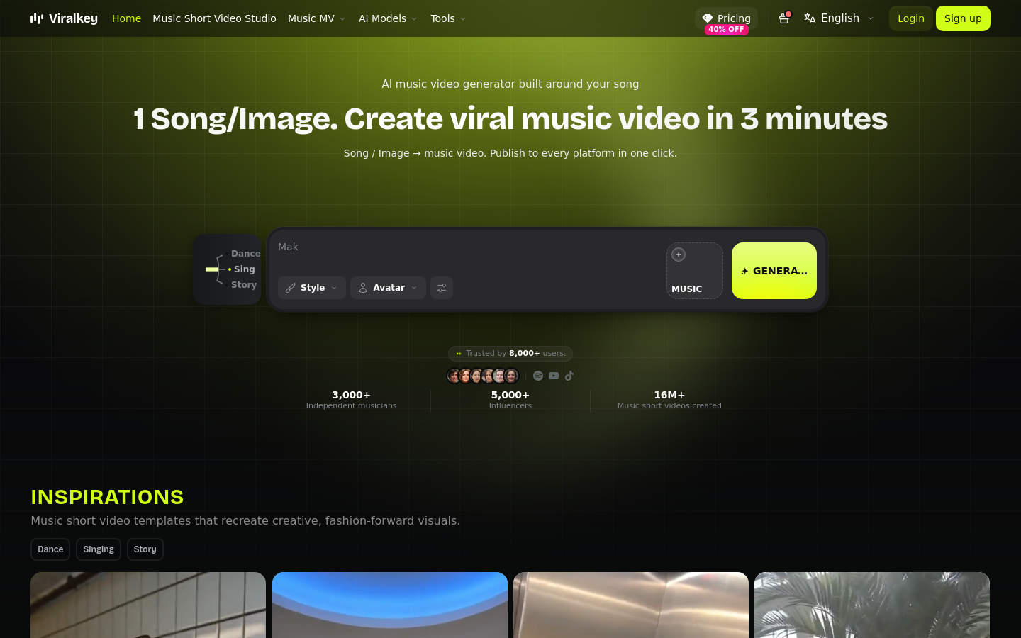 Captured Homepage / Lander