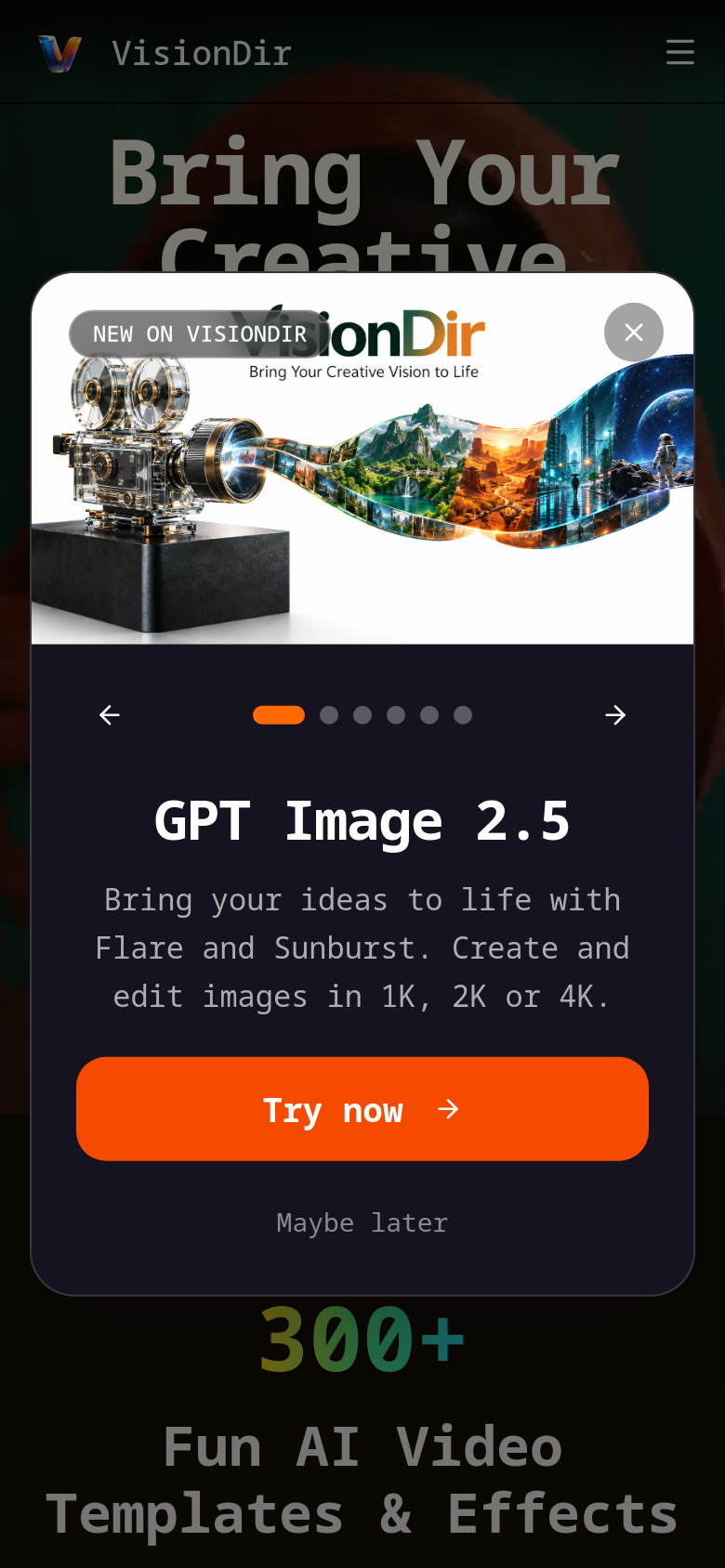 Homepage / Lander