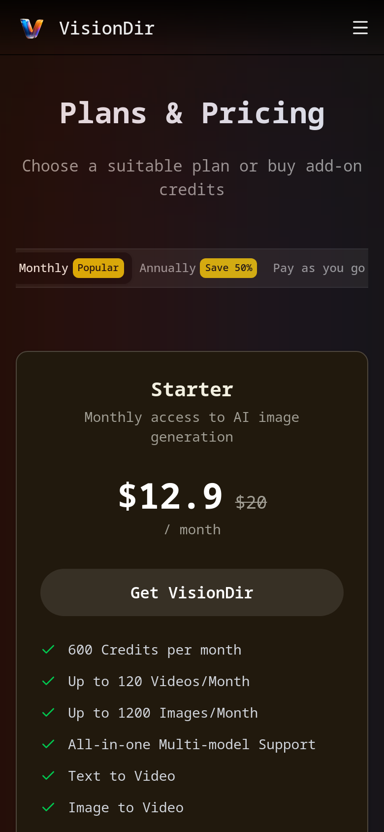 Pricing