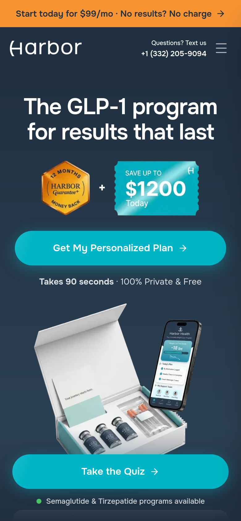 Homepage / Lander