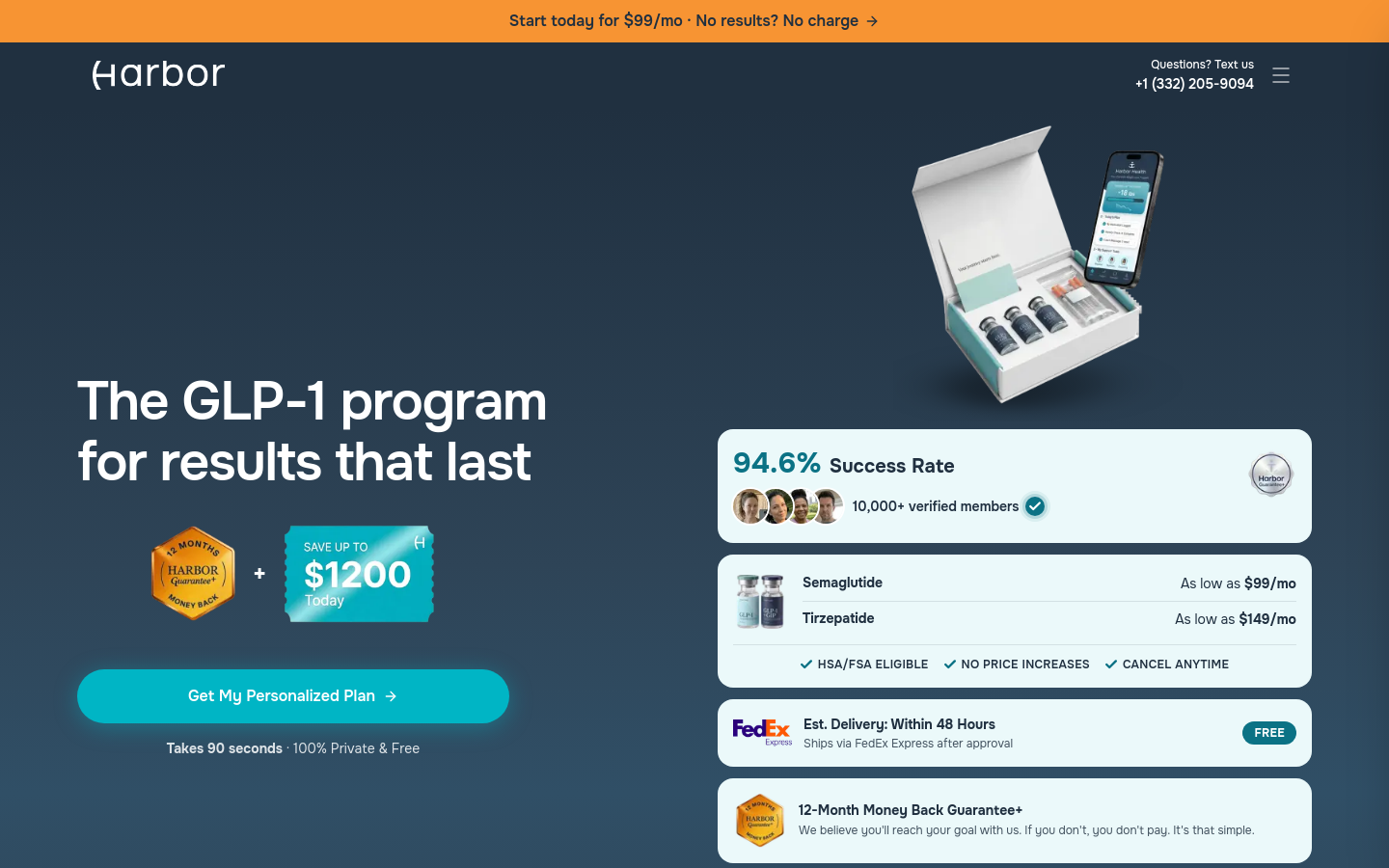 Captured Homepage / Lander