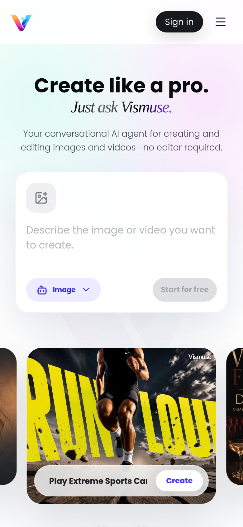 Homepage / Lander