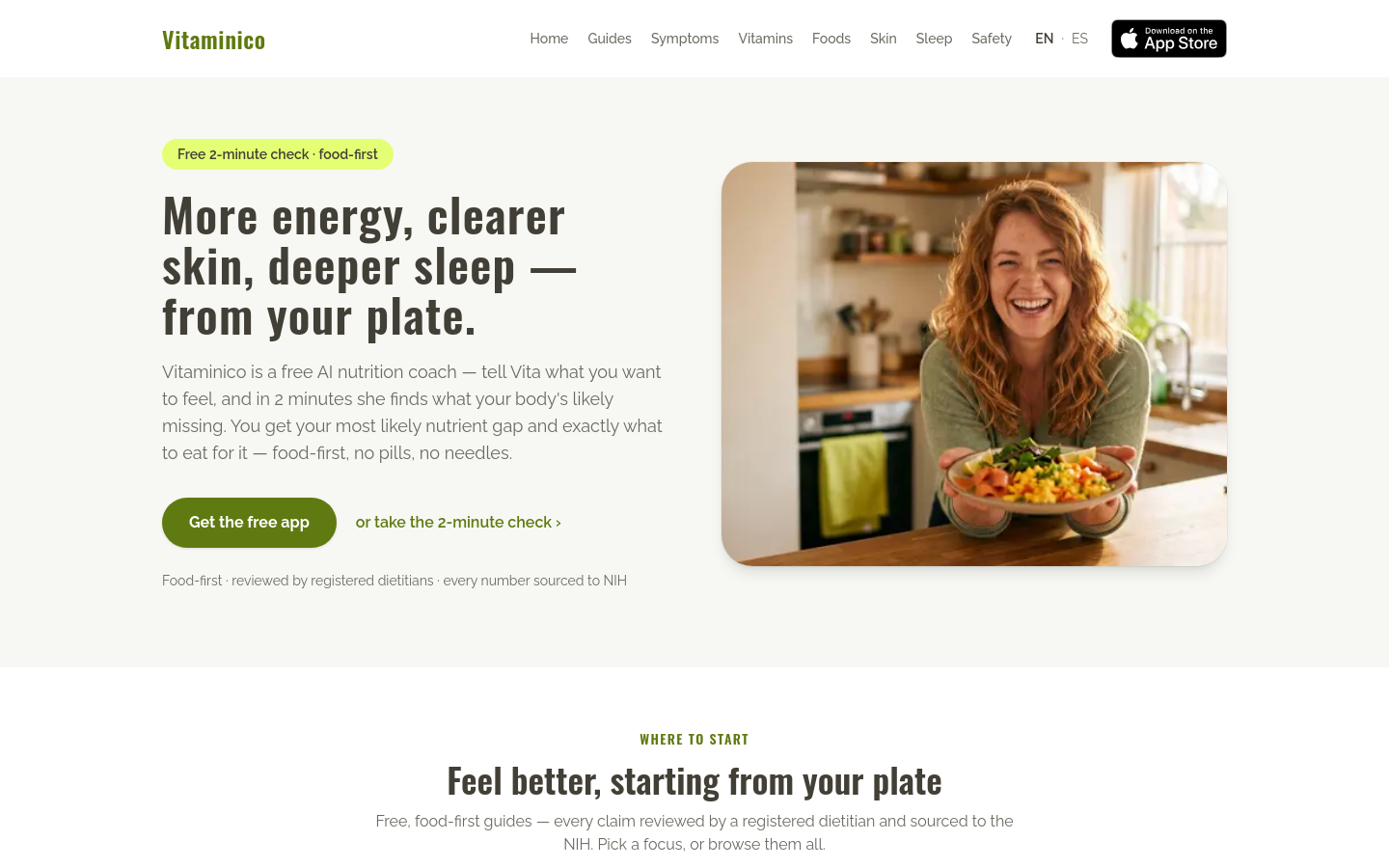 Captured Homepage / Lander