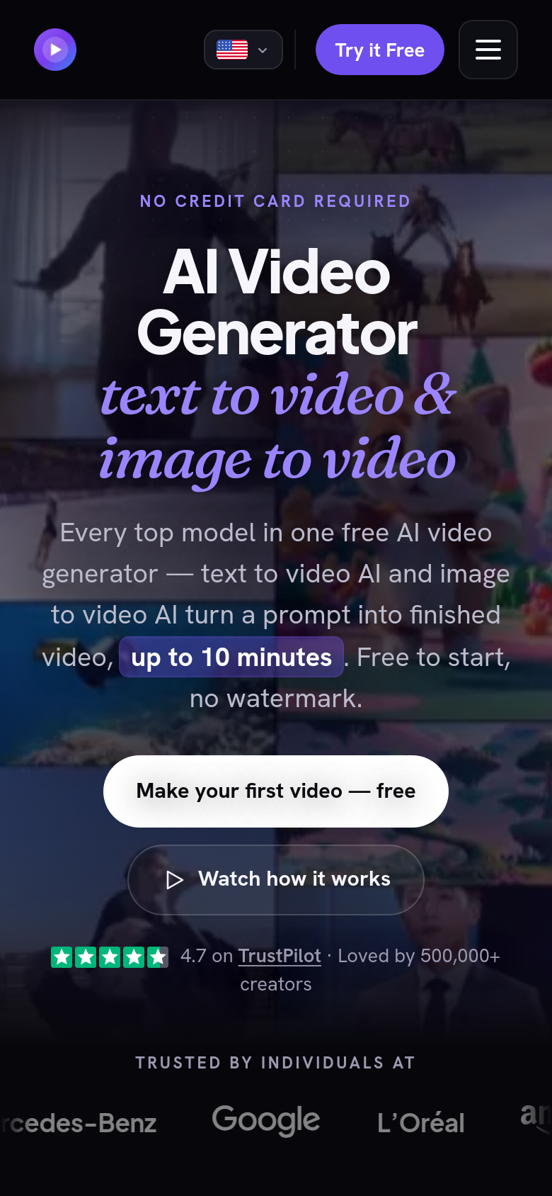 Homepage / Lander