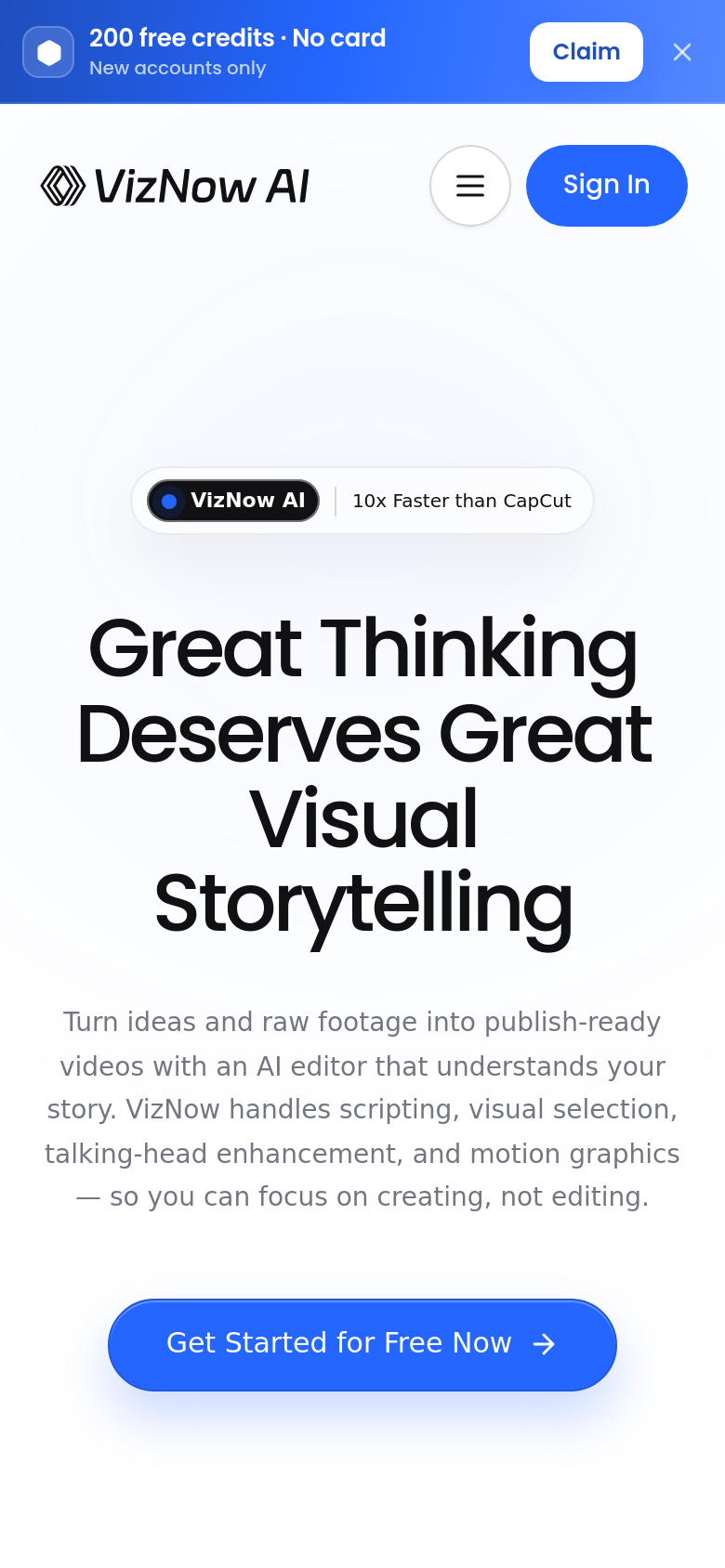 Homepage / Lander