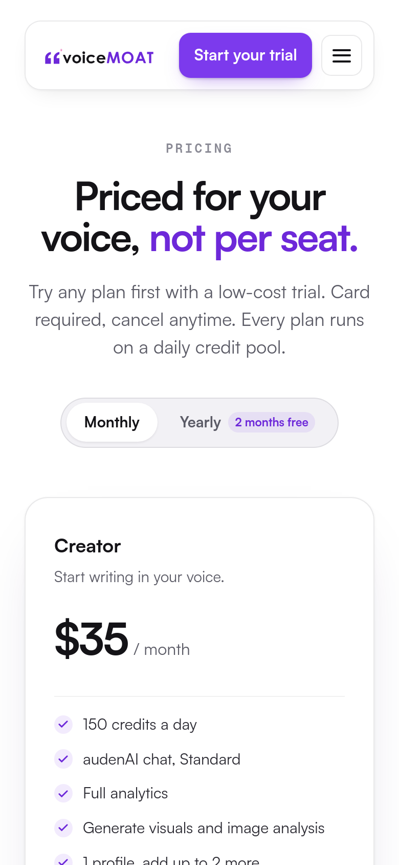 Pricing