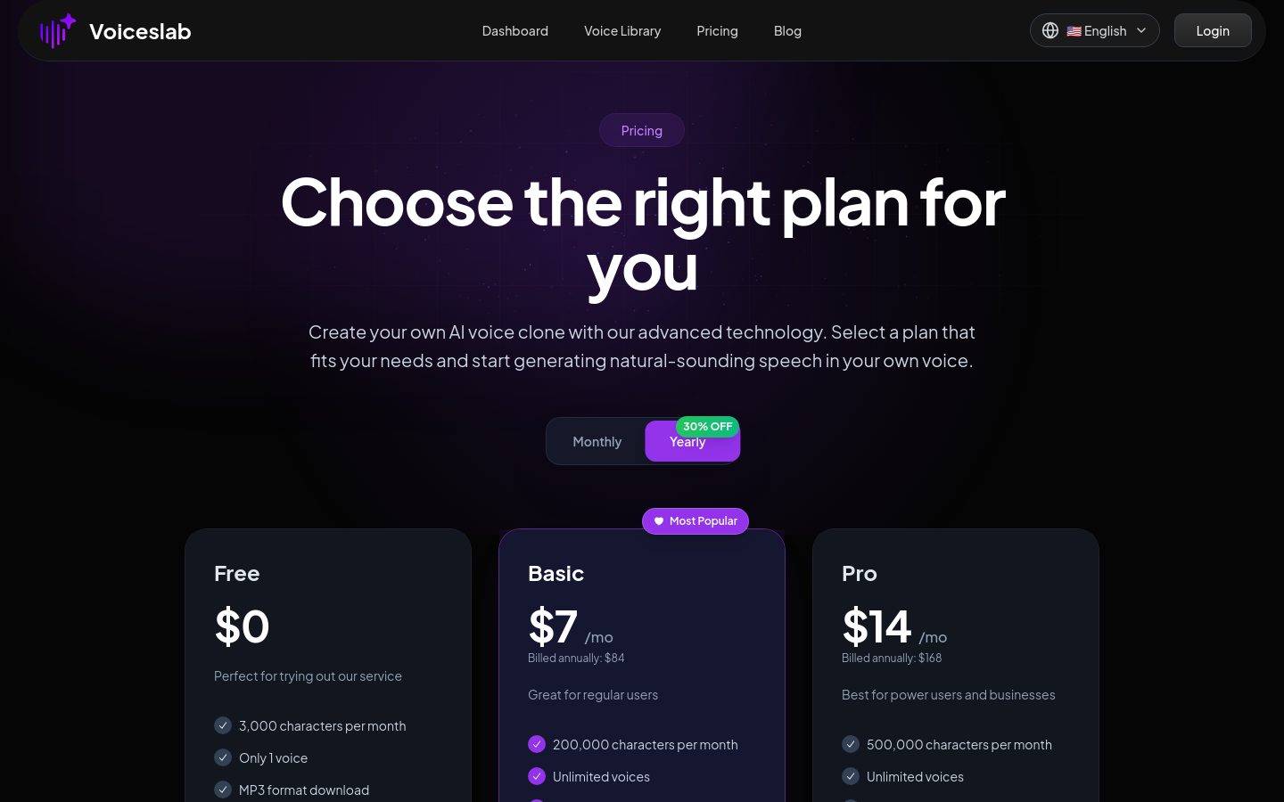 Pricing