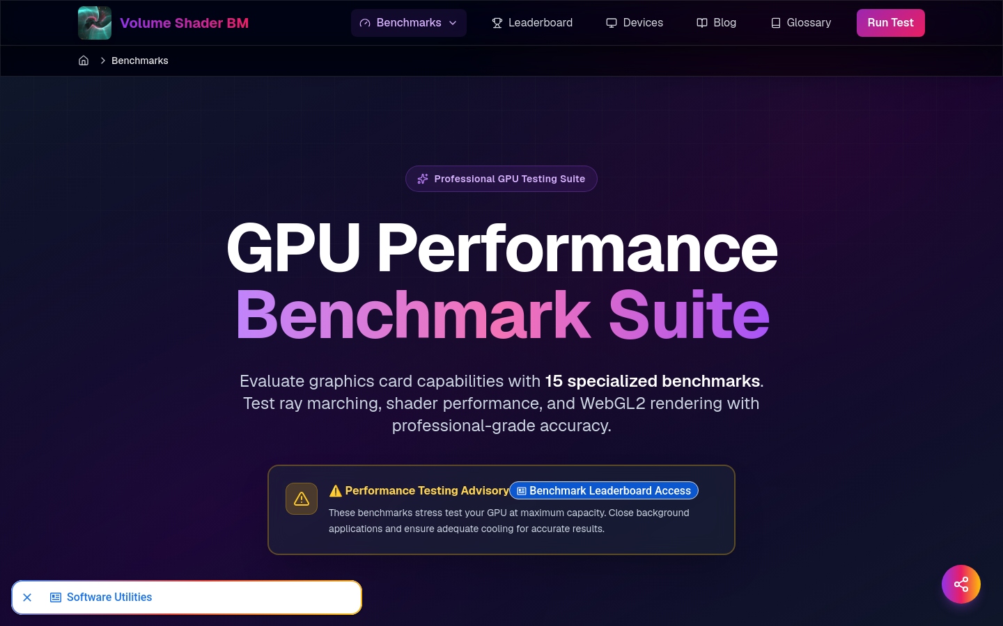 Captured Benchmarks