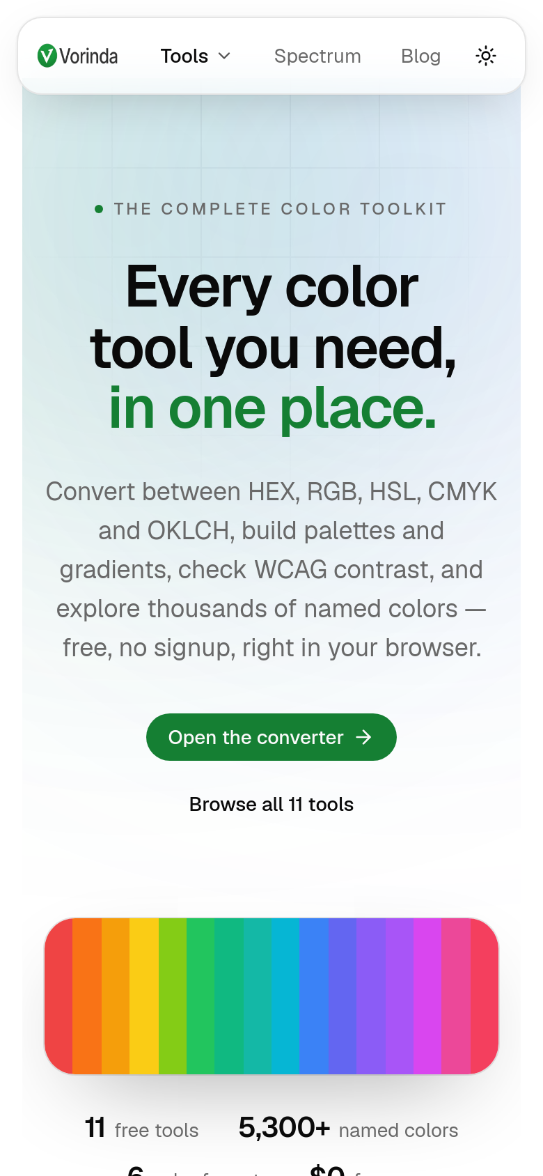 Homepage / Lander