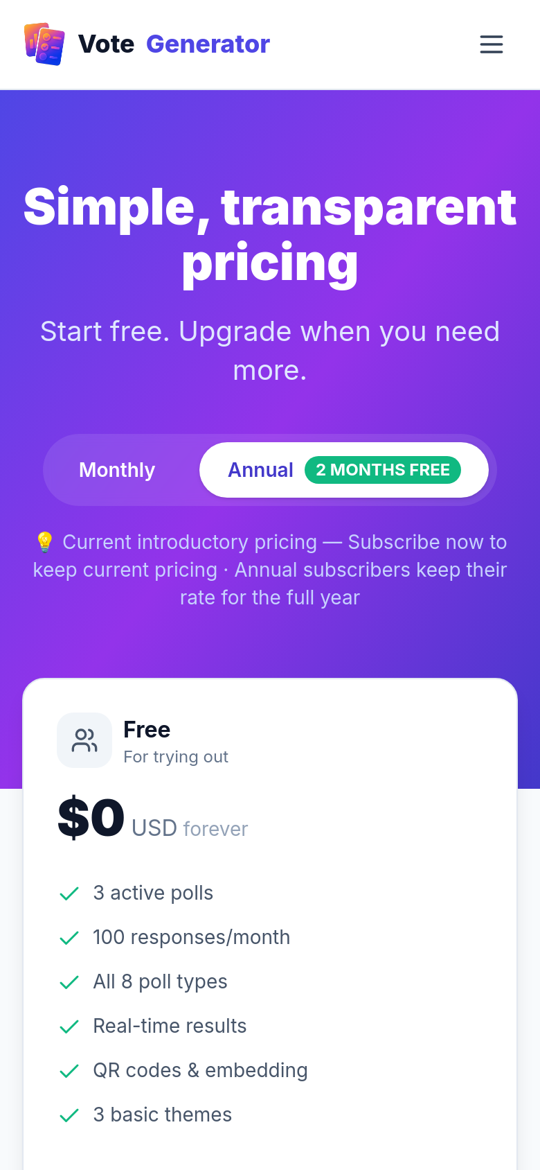 Pricing